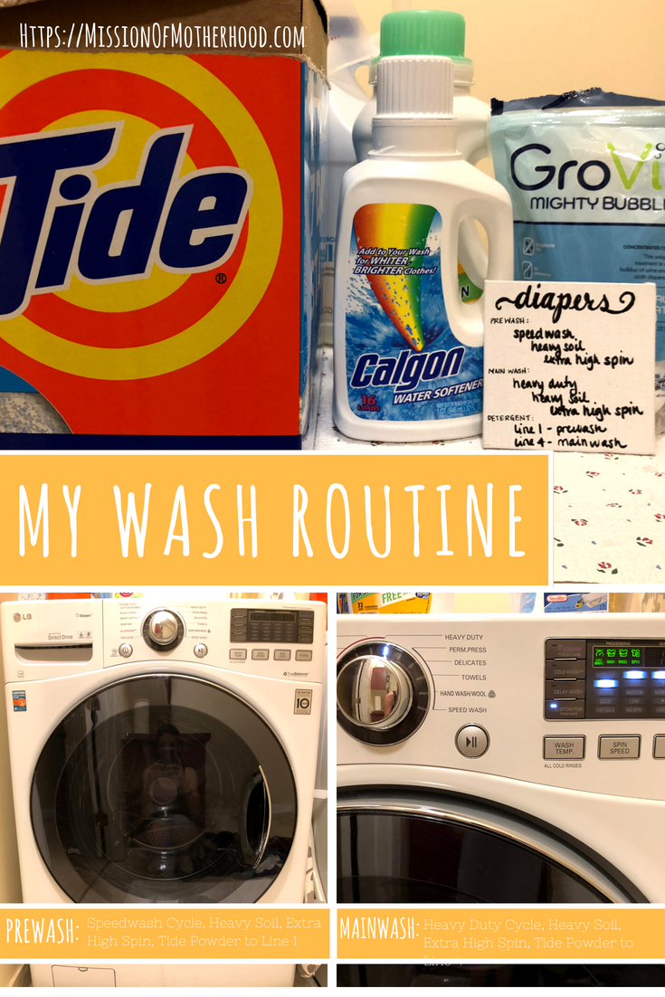 CD Wash routine on LG HE machine