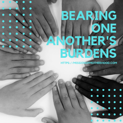 bearing one another's burdens