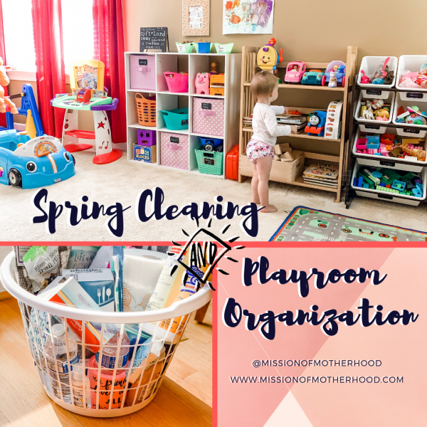 Spring Cleaning and Playroom Organization - missionofmotherhood.com